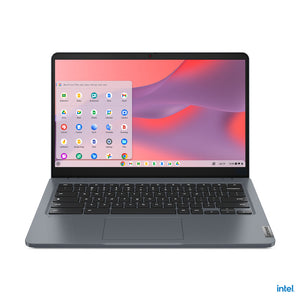 Lenovo 14e Chromebook Gen 3 Intel® N N100 35.6 cm (14") Full HD 4 GB LPDDR5-SDRAM 32 GB eMMC Wi-Fi 6E (802.11ax) ChromeOS UK English Grey