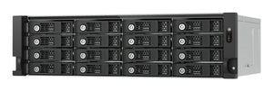 QNAP TL-R1600PES-RP storage drive enclosure HDD/SSD enclosure Black, Grey 2.5/3.5"