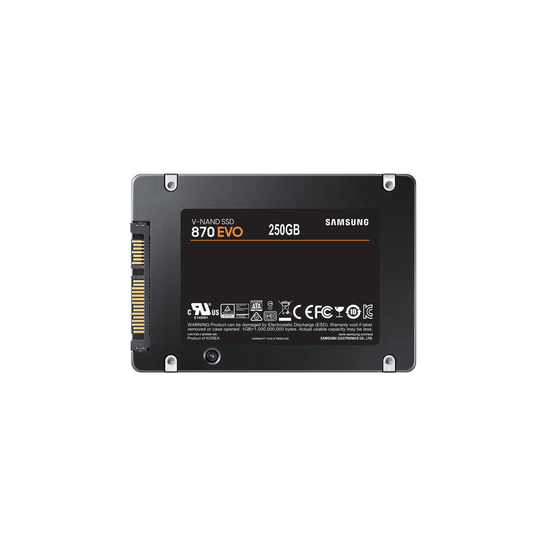 Samsung 870 EVO 250 GB 2.5" Serial ATA III V-NAND MLC
