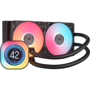 Corsair iCUE LINK TITAN 240 RX LCD Processor All-in-one liquid cooler 12 cm Black 1 pc(s)
