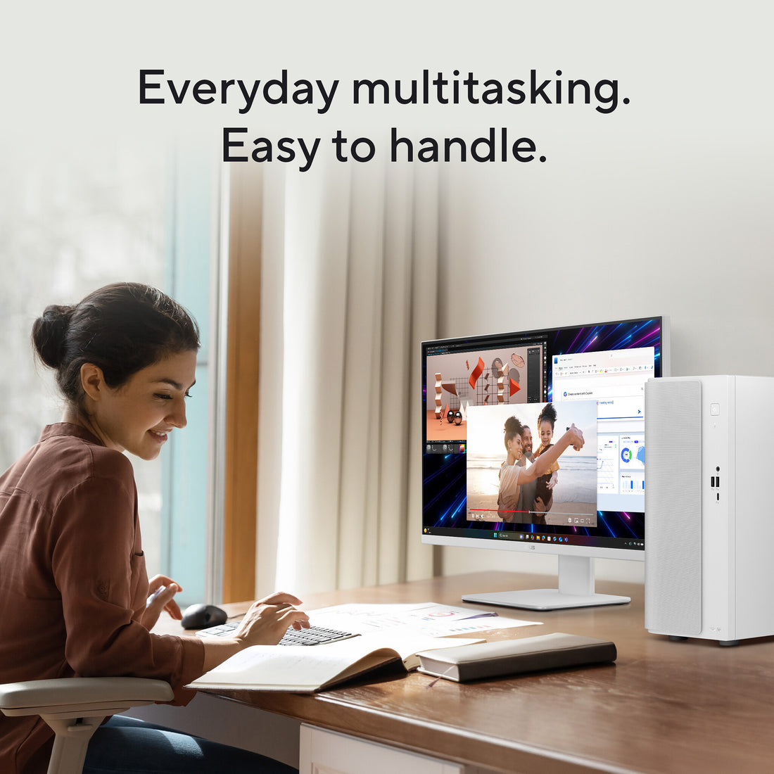 ASUS V500 Mini Tower V501MV-W521H34W Intel Core 5 210H 16 GB DDR5-SDRAM 512 GB SSD Windows 11 Home PC White