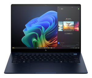 HP EliteBook Ultra G1q Copilot+ PC Snapdragon X1E-78-100 Laptop 35.6 cm (14") Touchscreen 2.2K 16 GB LPDDR5x-SDRAM SSD Wi-Fi 6E (802.11ax) Windows 11 Pro Blue