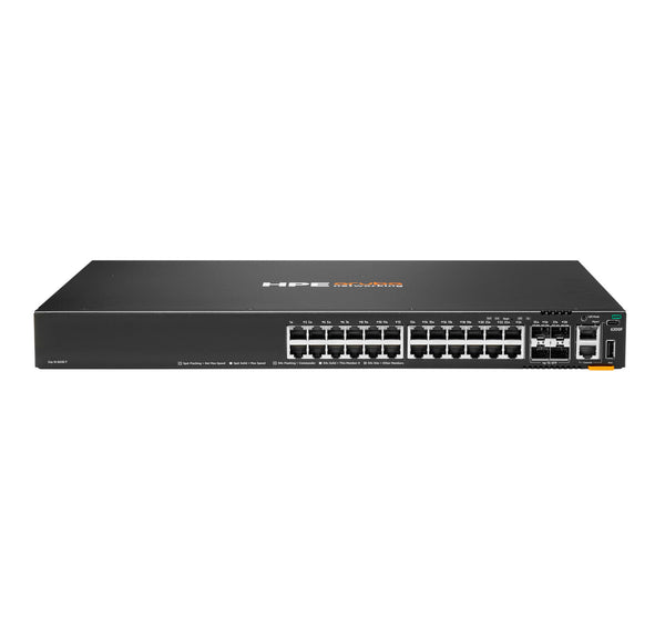 HPE Aruba Networking CX 6200F 24G 4SFP Managed L3 Gigabit Ethernet (10/100/1000) 1U