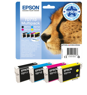 Epson Multipack 4-colours T0715 DURABrite Ultra Ink