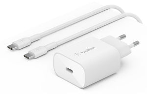 Belkin WCA004VF1MWH-B6 mobile device charger Mobile phone White USB Fast charging Indoor