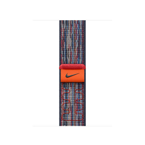 Apple 42mm Blue/Red Nike Sport Loop