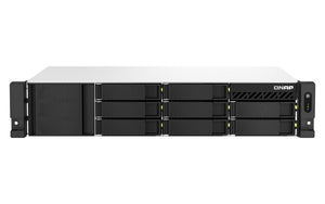 QNAP TS-873AeU-RP NAS Rack (2U) Ryzen Embedded V1500B 4 GB DDR4 144 TB HDD QuTS hero Black