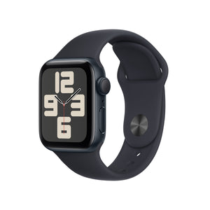 Apple Watch SE GPS 40mm Midnight Aluminium Case w/ Midnight Sport Band - S/M