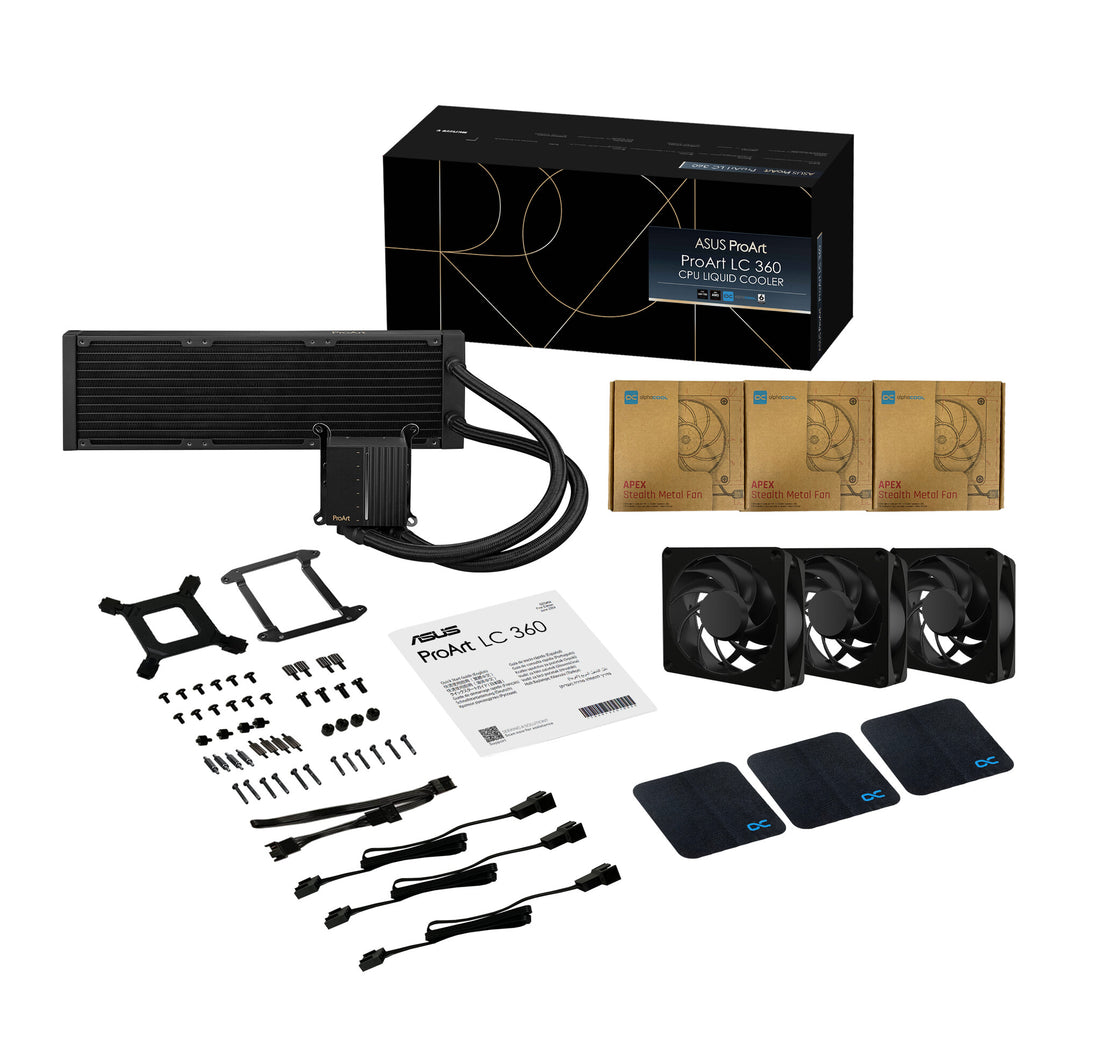 ASUS ProArt LC 360 Processor All-in-one liquid cooler 12 cm Black