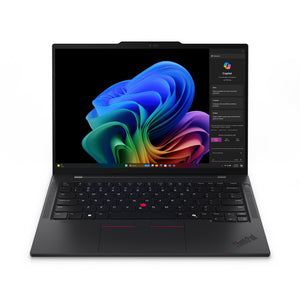 Lenovo ThinkPad T14s Gen 6 (Snapdragon) Copilot+ PC X1E-78-100 Laptop 35.6 cm (14") WUXGA 32 GB LPDDR5x-SDRAM 1 TB SSD Wi-Fi 7 (802.11be) Windows 11 Pro UK English Black