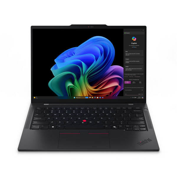 Lenovo ThinkPad T14s Gen 6 (Snapdragon) Copilot+ PC X1E-78-100 Laptop 35.6 cm (14") WUXGA 32 GB LPDDR5x-SDRAM 1 TB SSD Wi-Fi 7 (802.11be) Windows 11 Pro UK English Black