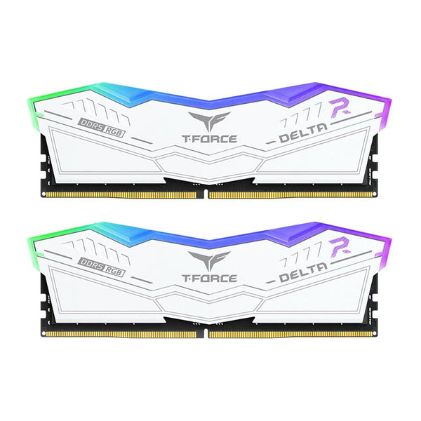 Team Group DELTA RGB Memory, 32 GB, 2 x 16 GB DDR5 - White