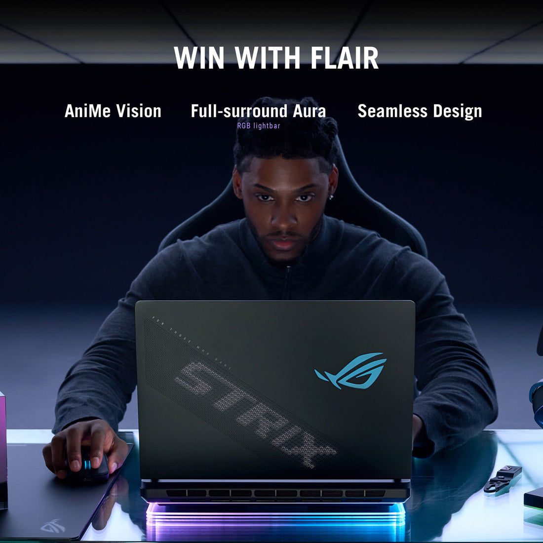 ASUS ROG Strix SCAR 18 G835LWG-TQ304W Intel Core Ultra 9 290HX Plus Laptop 45.7 cm (18") WQUXGA 32 GB DDR5-SDRAM 1 TB SSD NVIDIA GeForce RTX 5080 Wi-Fi 7 (802.11be) Windows 11 Home Black