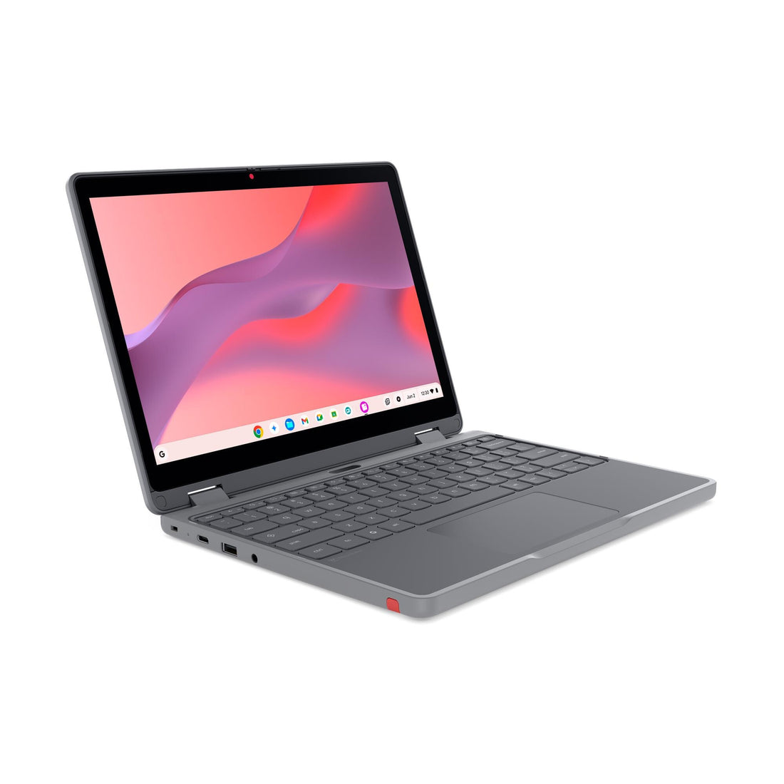 Lenovo Chrome 500e 2in1 G5 M89 MediaTek Kompanio 540 Chromebook 29.5 cm (11.6") Touchscreen HD 8 GB LPDDR5x-SDRAM 64 GB UFS Wi-Fi 7 (802.11be) ChromeOS English Grey