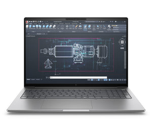 HP ZBook 8 G1i Intel Core Ultra 7 255H Mobile workstation 40.6 cm (16") WUXGA 32 GB DDR5-SDRAM 1 TB SSD NVIDIA RTX 500 Ada Wi-Fi 7 (802.11be) Windows 11 Pro AI Workstation, AI PC Silver
