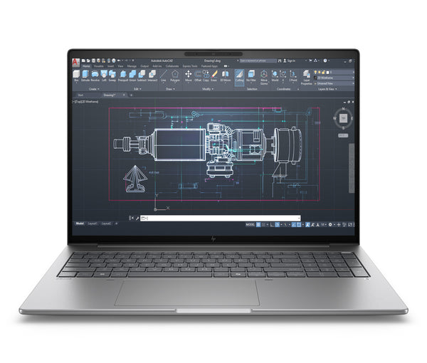 HP ZBook 8 G1i Intel Core Ultra 7 255H Mobile workstation 40.6 cm (16") Touchscreen WUXGA 32 GB DDR5-SDRAM 1 TB SSD NVIDIA RTX 500 Ada Wi-Fi 7 (802.11be) Windows 11 Pro AI Workstation, AI PC Silver