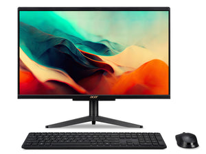 Acer Aspire C22-1600 All-in-One Desktop - Intel Pentium N6005, 8GB, 256GB SSD, Integrated Graphics, 21.5" Full HD, Windows 11, Black