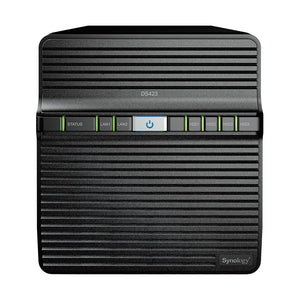 Synology DiskStation DS423 NAS Desktop Realtek RTD1619B 2 GB DDR4 16 TB HDD DiskStation Manager Black