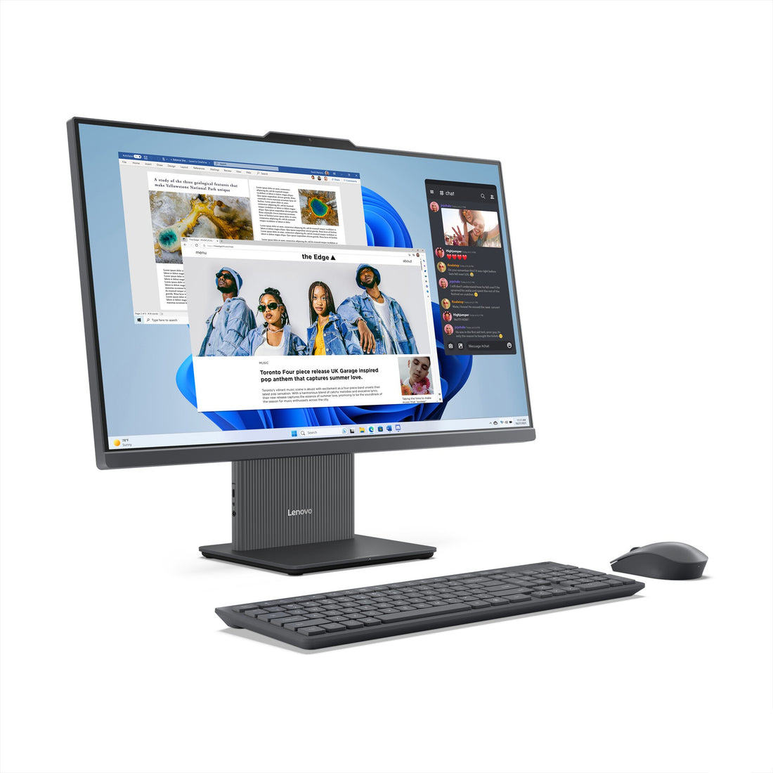 Lenovo IdeaCentre AIO 27ARR9 AMD Ryzen™ 5 7533HS 68.6 cm (27") 1920 x 1080 pixels All-in-One PC 16 GB DDR5-SDRAM 512 GB SSD Windows 11 Home Wi-Fi 6 (802.11ax) Grey