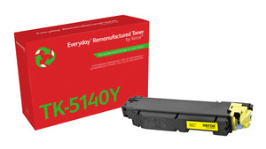 Everyday™ Yellow Remanufactured Toner by Xerox compatible with Kyocera TK-5140Y, Standard capacity
