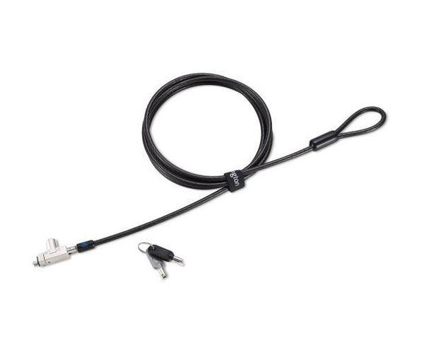 Kensington Slim N17 2.0 Keyed Laptop Lock for Wedge-Shaped Slots - Like Keyed