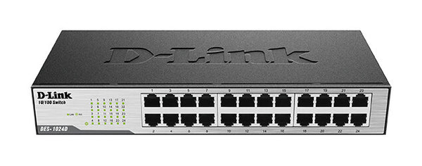 D-Link 24-Port Fast Ethernet Unmanaged Desktop Switch
