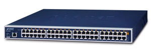 PLANET POE2400G network switch Managed Gigabit Ethernet (10/100/1000) Power over Ethernet (PoE) 1U Blue
