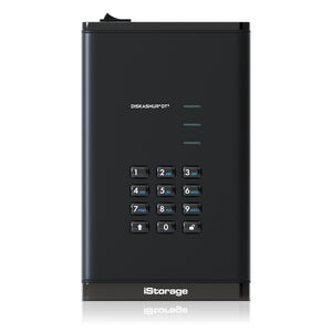 iStorage diskAshur DT³ HDD 12TB | Secure Portable Desktop Drive |FIPS 140-3 Level 3 pending| AES-XTS 256-bit Hardware Encryption | Common Criteria EAL5+ (Hardware Certified) | PIN protected | OS & Platform Independent |GDPR, TAA Compliant|Brute force hack