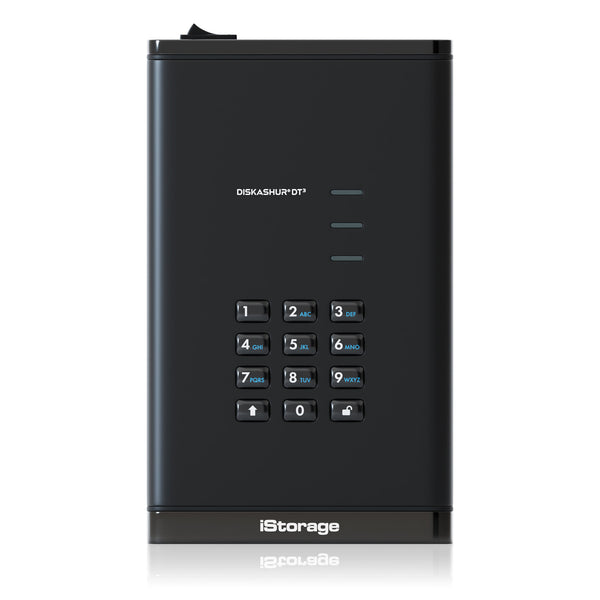 iStorage diskAshur DT³ HDD 24TB | Secure Portable Desktop Drive |FIPS 140-3 Level 3 pending| AES-XTS 256-bit Hardware Encryption | Common Criteria EAL5+ (Hardware Certified) | PIN protected | OS & Platform Independent |GDPR, TAA Compliant|Brute force hack