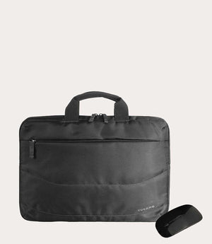 Tucano IDEA Notebook 13"/14" and MacBook Pro 14" Messenger case with mouse included Black