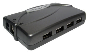 Cables Direct NLUSB2-222 interface hub 480 Mbit/s Black