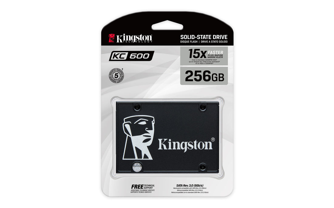 Kingston Technology 256G SSD KC600 SATA3 2.5"