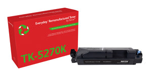 Everyday™ Black Remanufactured Toner by Xerox compatible with Kyocera TK-5270K, Standard capacity