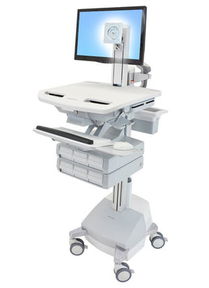 Ergotron StyleView Aluminium, Grey, White Flat panel Multimedia cart