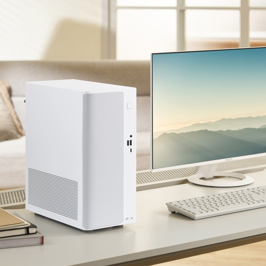 ASUS V500 Mini Tower V501MV-W521H34W Intel Core 5 210H 16 GB DDR5-SDRAM 512 GB SSD Windows 11 Home PC White