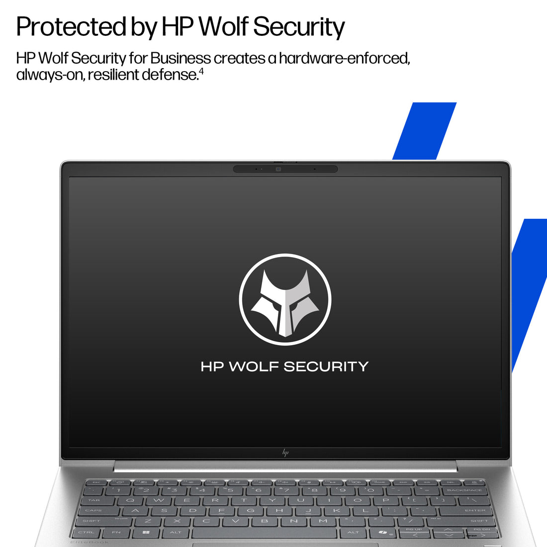 HP EliteBook 6 G1i AI PC Wolf Pro Security Edition Intel Core Ultra 7 255U Laptop 33.8 cm (13.3") Touchscreen WUXGA 32 GB DDR5-SDRAM 512 GB SSD Wi-Fi 7 (802.11be) Windows 11 Pro Silver