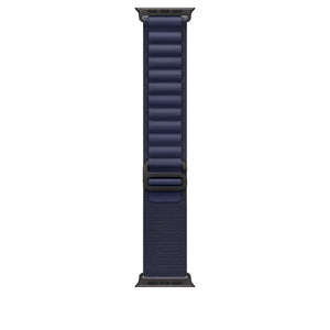 Apple 49mm Navy Alpine Loop - Medium - Black Titanium Finish