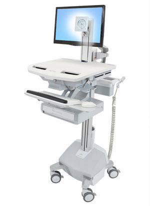 Ergotron StyleView Aluminium, Grey, White Flat panel Multimedia cart