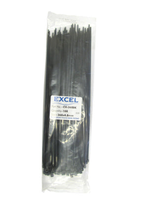 Cables Direct CT-368B cable tie Nylon Black