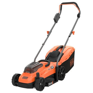 Black & Decker BCMW3318N Push lawn mower Battery Black, Orange