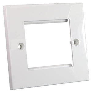 Cablenet Flat Faceplate 50mm x 50mm Single Gang