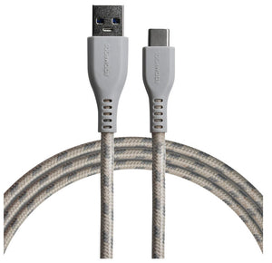 Boompods Tide USB cable 1.5 m USB A USB C Titanium