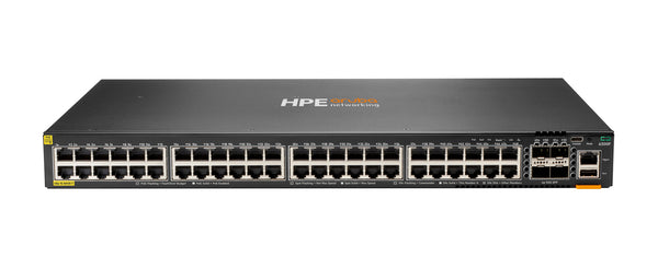 HPE Aruba Networking CX 6300F 48-port 1GbE Class 4 PoE and 4-port SFP56 Switch