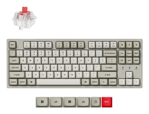 Keychron C1 Pro 8K keyboard Home/Office USB QWERTY UK English Beige