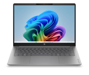 HP OmniBook 3 Laptop Next Gen AI 14-hz0001nax Copilot+ PC Snapdragon X1-26-100 35.6 cm (14") 2K 16 GB LPDDR5x-SDRAM 256 GB SSD Wi-Fi 6E (802.11ax) Windows 11 Home Silver