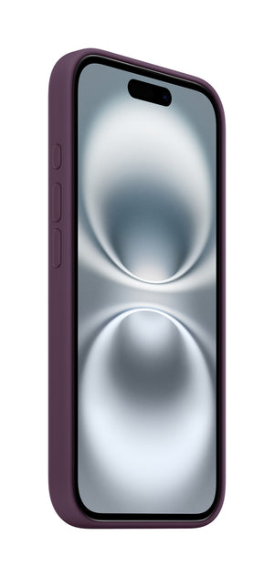 Apple iPhone 16 Silicone Case with MagSafe - Plum