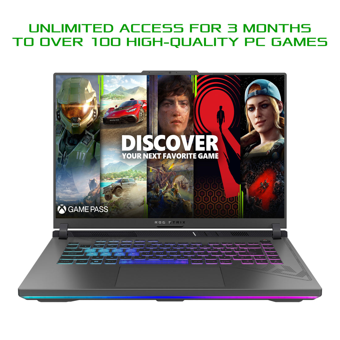 ASUS ROG Strix G16 G614JV#B0BN1SFSRF Intel® Core™ i7 i7-13650HX Laptop 40.6 cm (16") WUXGA 16 GB DDR5-SDRAM 1 TB SSD NVIDIA GeForce RTX 4060 Wi-Fi 6E (802.11ax) Windows 11 Home Black, Grey