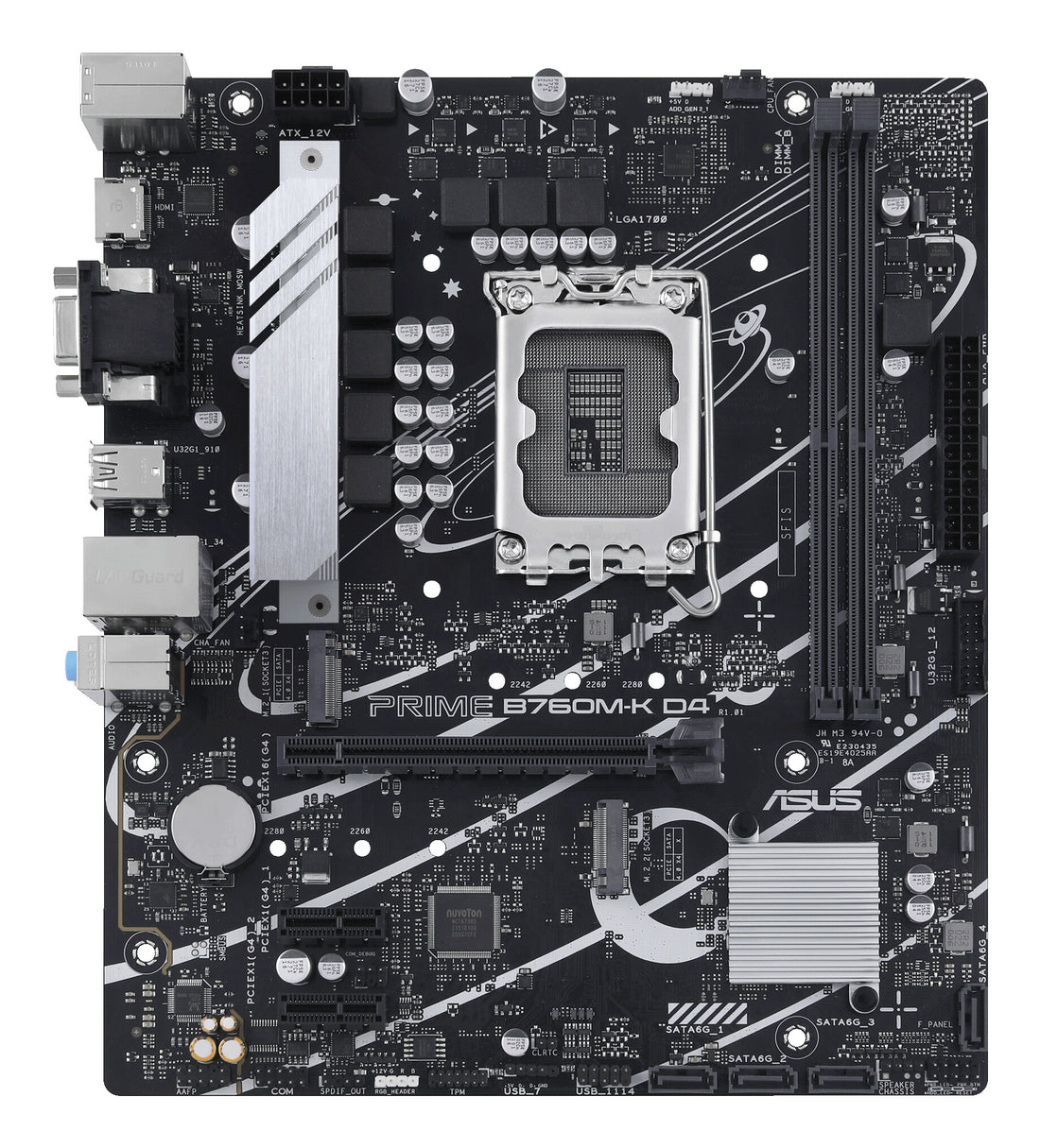 ASUS PRIME B760M-K D4 Intel B760 LGA 1700 micro ATX