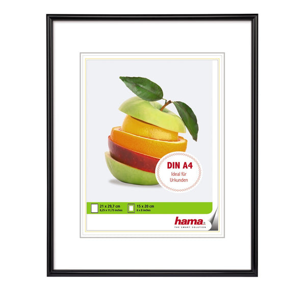 Hama Sevilla Single picture frame Black, Transparent