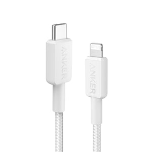 Anker Braided USB-C to Lightning Charging Cable 1.8 m, White